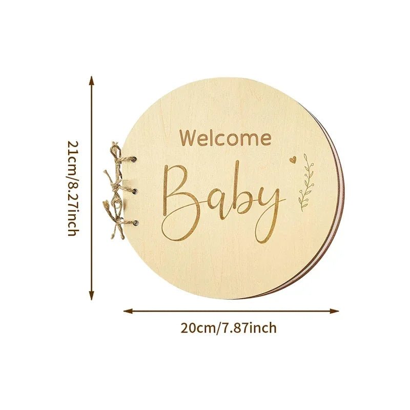 Livre de souvenir babyshower rond