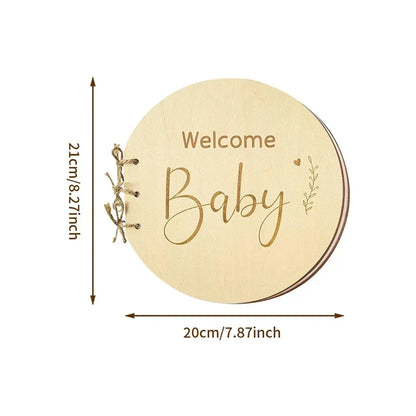 Livre de souvenir babyshower rond