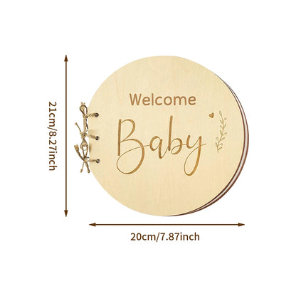 Livre de souvenir babyshower rond