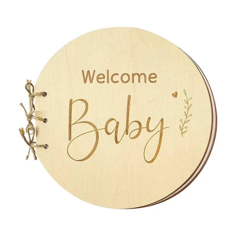 Livre de souvenir babyshower rond