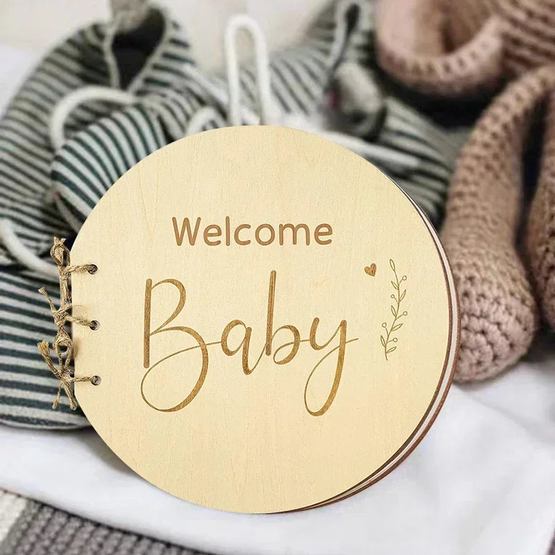 Livre de souvenir babyshower rond