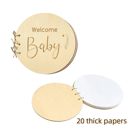 Livre de souvenir babyshower rond