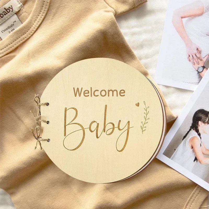 Livre de souvenir babyshower rond