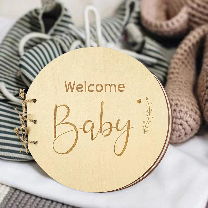 Livre de souvenir babyshower rond