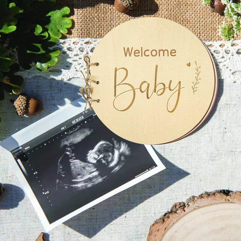 Livre de souvenir babyshower rond
